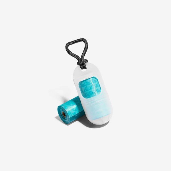 Zee.dog // Poop bag dispenser with reflective rope (transparent)