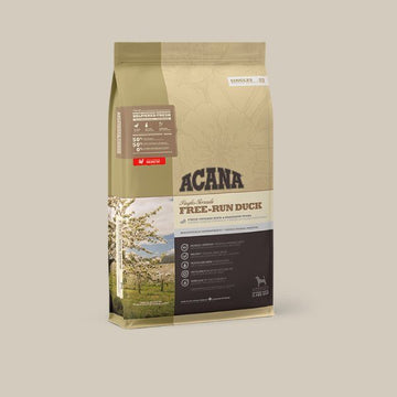 Acana Free-Run Duck // Extra flavorful dog food, great for sensitive stomachs