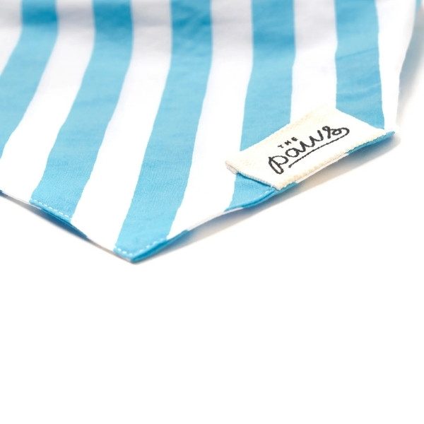 Lolly Blue // Dog bandana with stripes (blue)