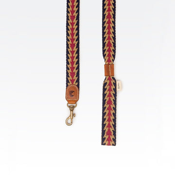 Buddys dogwear // Peruvian Arrow blue dog leash