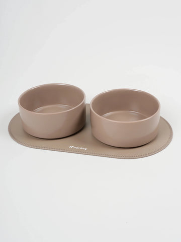 Nordog Placemat // Lille underlag til hundeskåle (kakao)