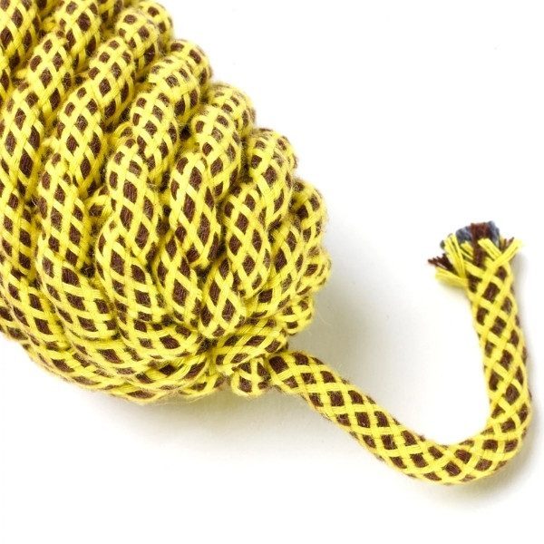 Delilah The Duckess // 'Crunchy' rope and suede dog toys