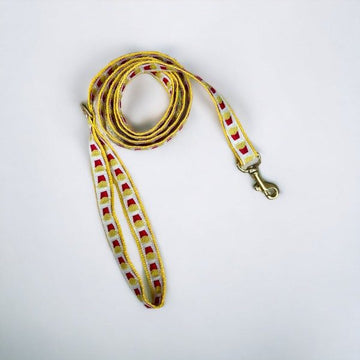 My First Leash // Handmade puppy leash (French fries)
