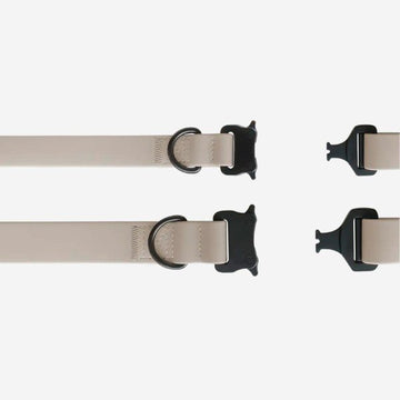 Lambwolf Collective // Biothane water resistant collar (beige)