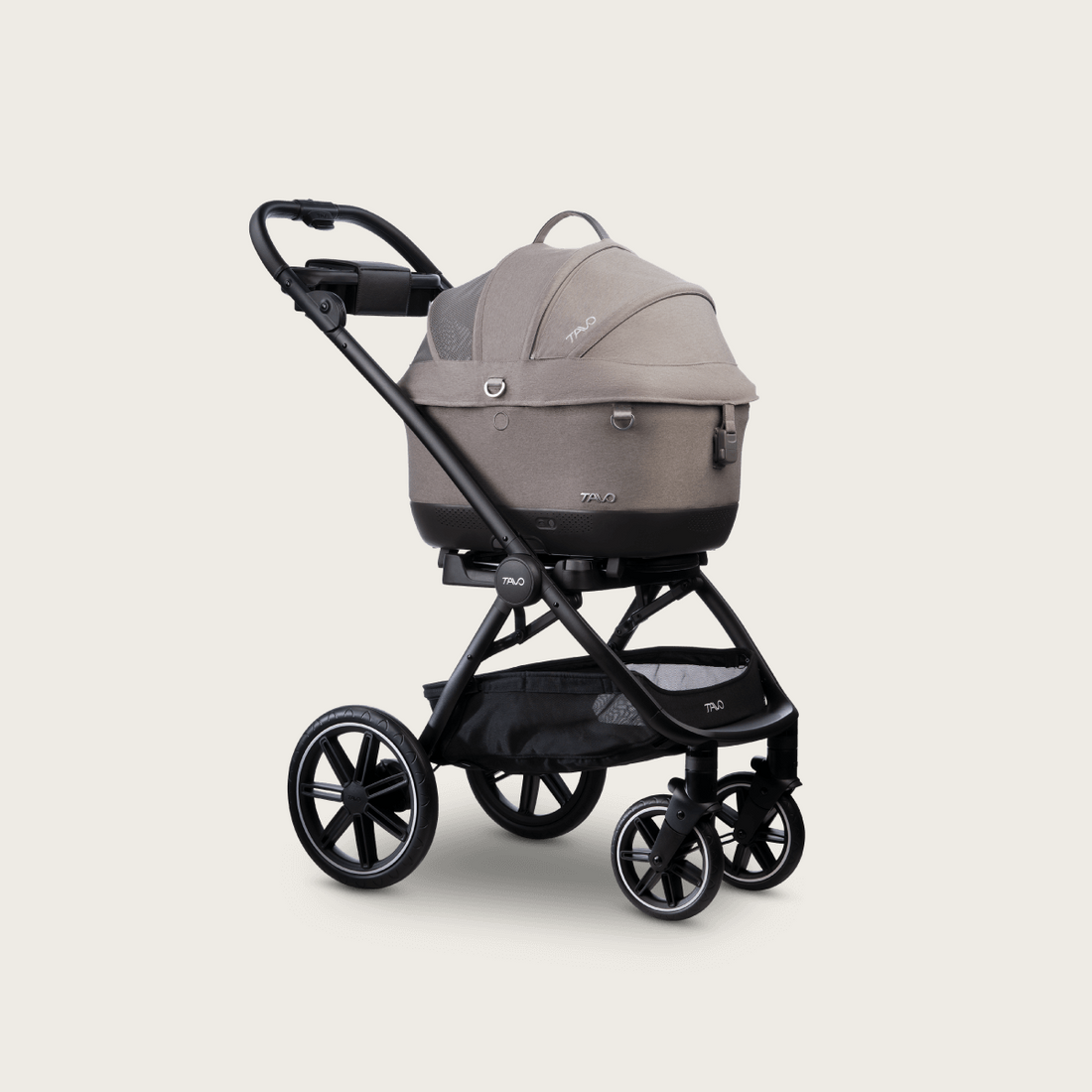 Tavo Maeve™ iso5X Wind + Roscoe™ // Crash-tested car seat + stroller (max. 10 kg.)