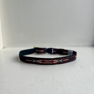 Marrakesh 2 // Red and black collar for small and medium-sized dogs