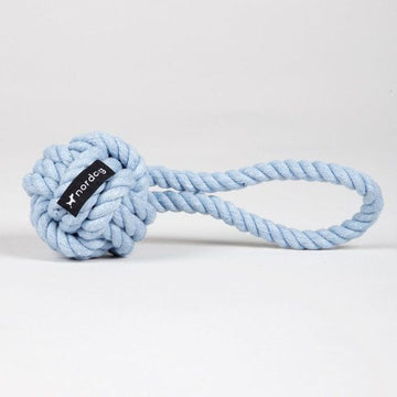 Nordog Rope // Natural rope dog toy (light blue)