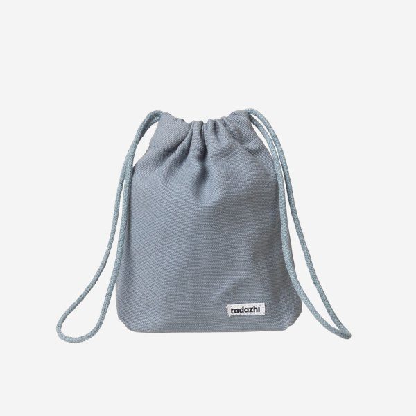 Tadazhi Treat Bag // Organic cotton treat bag (dusty blue)