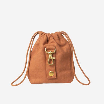 Tadazhi Treat Bag // Organic cotton treat bag (light brown)