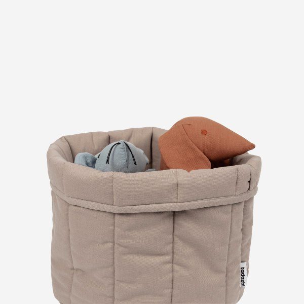 Tadazhi // Organic storage basket (dark sand)