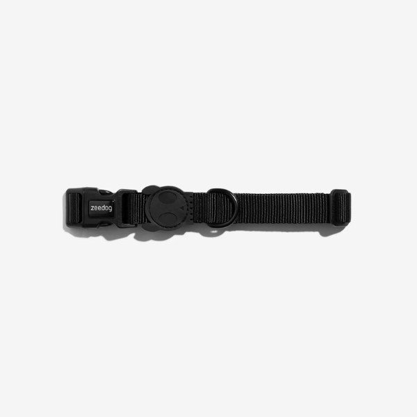 Zee.dog Gotham // Lightweight collar with click buckle (black)