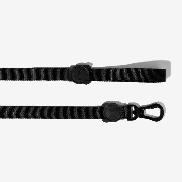 Zee.dog Gotham // Classic nylon dog leash (black)
