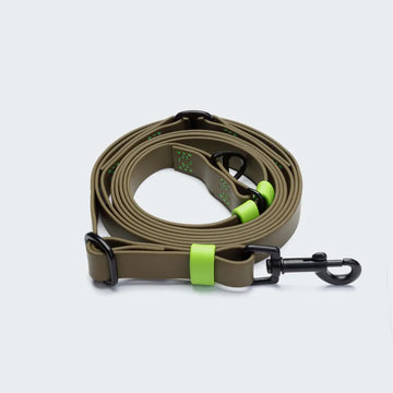 Cloud7 Ipanema // Håndfri BioThane line (olive/neon)