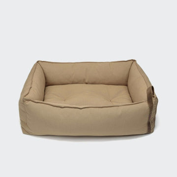 Cloud7 Boost // Soft dog bed in durable canvas (beige)