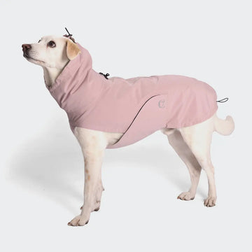Cloud7 Dublin // Dog rain jacket with harness opening (dark olive) (Kopier)