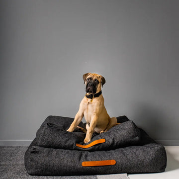 Cloud7 Hideaway // Handcrafted luxury dog basket (herringbone, brown) (Kopier) (Kopier) (Kopier) (Kopier) (Copy)
