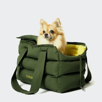Cloud7 Montreal // Vandafvisende og letvægts hundetaske (olive)