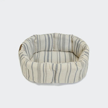 Cloud7 Pillow Lazy // Soft dog basket (blue stripes)