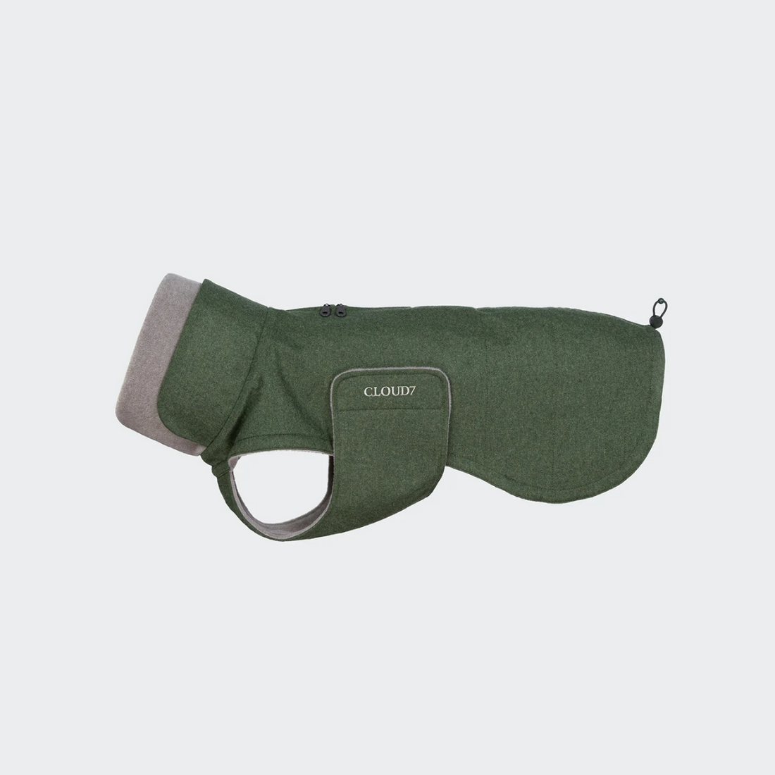 Cloud7 Brooklyn Long // Warm and water-repellent dog coat (fern green)