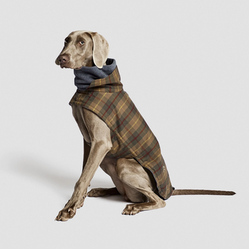 Cloud7 Brooklyn // Warm and water-repellent dog blanket (waxed tartan) size 4