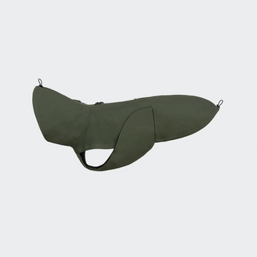 Cloud7 Dublin // Rain jacket for dachshunds (dark olive)
