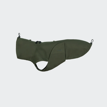 Cloud7 Dublin // Rain jacket for dachshunds (dark olive)