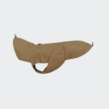 Cloud7 Dublin // Rain jacket for dachshunds (dark olive)