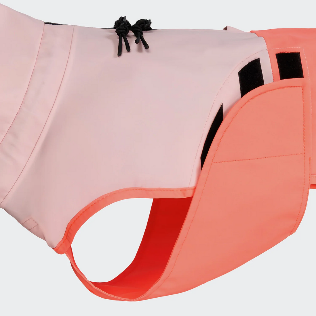 Cloud7 ACTIVE, Dachshund // Water and windproof rain jacket with reflectors (peach/pink)
