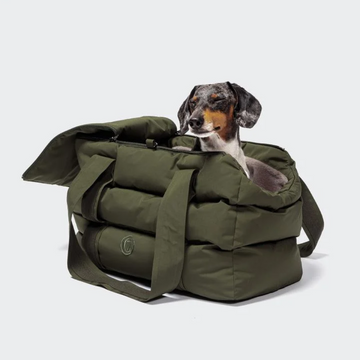 Cloud7 Montreal // Vandafvisende og letvægts hundetaske (light olive)