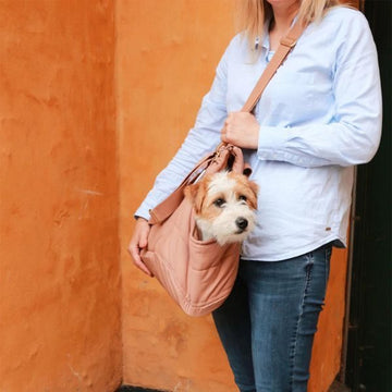 Tadazhi RIO Handle // Cross body strap for dog carrier bag (rose)