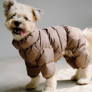 Cushycushy Onesie // Warm onesie that doesn't go over the head (mocha)