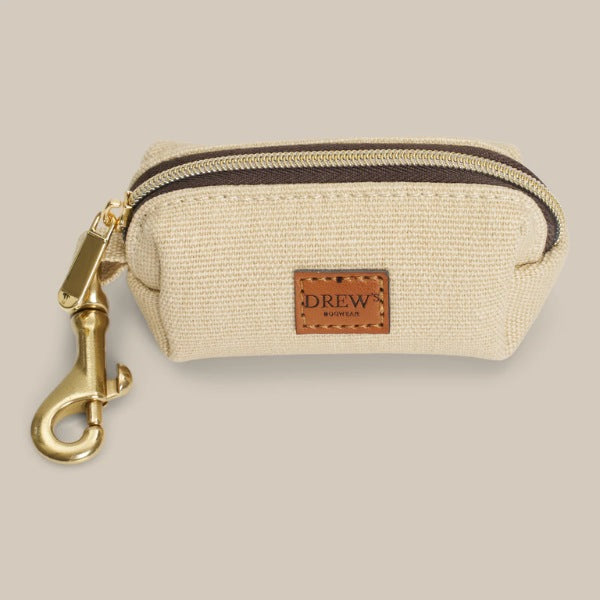 Drew's Dogwear Chailatte // Poop bag holder (beige)