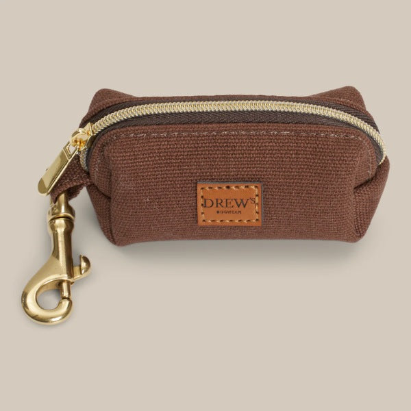 Drew's Dogwear Espresso // Poop bag holder (dark brown)