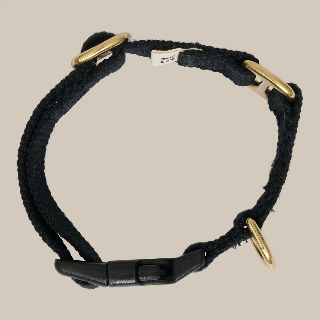 Drew's Dogwear Black // Soft & Adjustable Collar (Black)