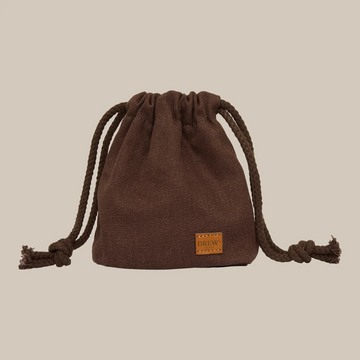 Drew's Dogwear Canvas // Treat Bag for Training and Walking (Brown)