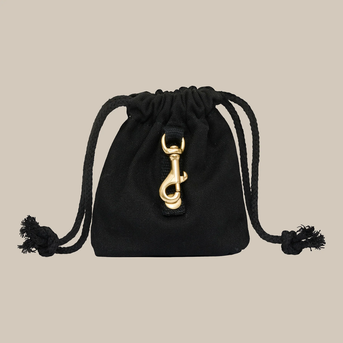 Drew's Dogwear Canvas // Treat Bag for Training and Walking (Black)