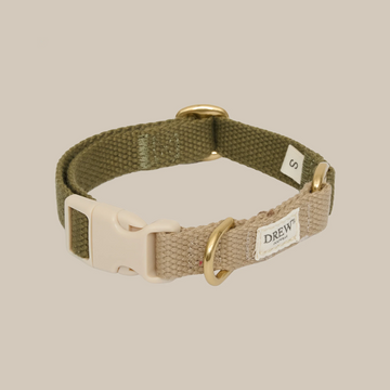 Drew's Dogwear Chocolate // Adjustable collar (dark brown)