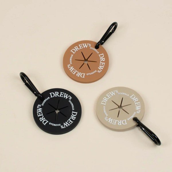 Drew's Dogwear // Poop bag holder for used bags (beige)
