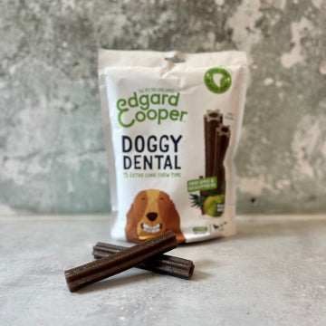 Edgar Cooper Doggy Dental // Vegetarian chewing snack (apple and eucalyptus)