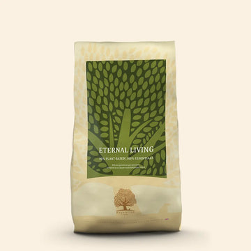 Essential Eternal Living // Vegetarisk skånefoder til hunde med sart mave