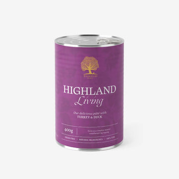 Essential Highland Living Paté // Vådfoder med kalkun og and (400 g)