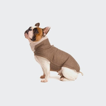 Cloud7 Brooklyn // Warm dog jacket for French Bulldogs (hazel)