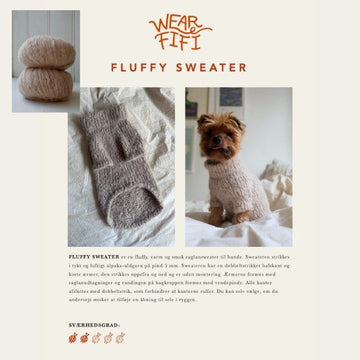 Wear Fifi Knit-Kit // Knit-your-own Fluffy Dog Sweater (almond)