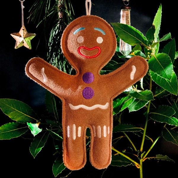 Genie The Gingerbread // Christmas toy in jute