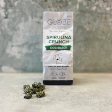 Globe Buddy Spirulina Crunch // Knasende, plantebaserede godbidder