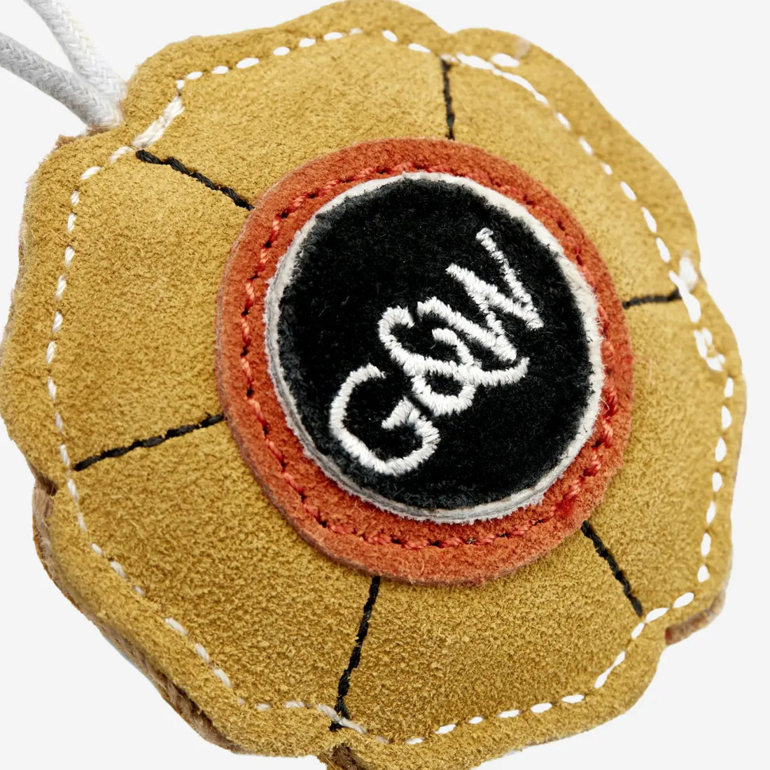 Francois Le Frog // Suede and jute natural dog toys (frog) (Kopier)