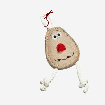 Christmas Spud Nik // Jute dog Christmas toy (potato)