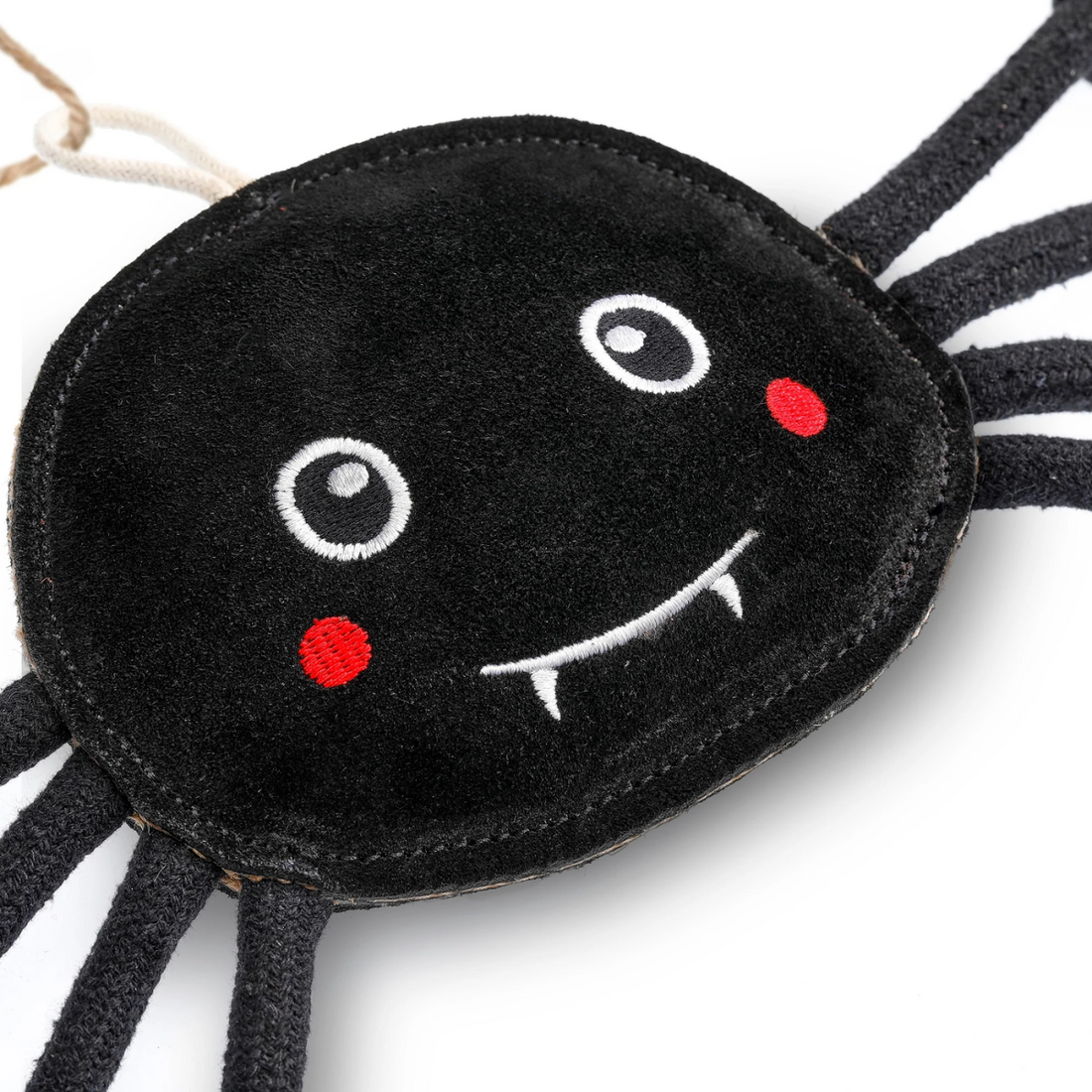 Fangus // Natural suede dog toy (spider)