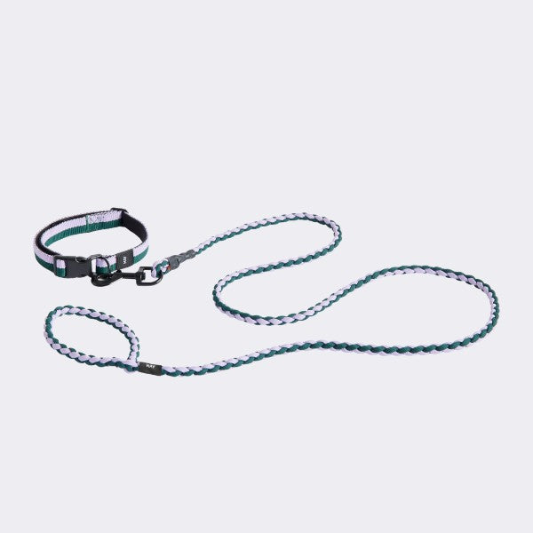 HAY Dogs Flat // Adjustable collar in soft nylon (lavender/green)