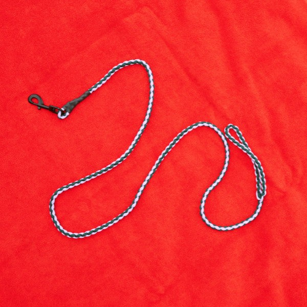 HAY Dogs Braided // Braided dog leash in recycled nylon (lavender/green)